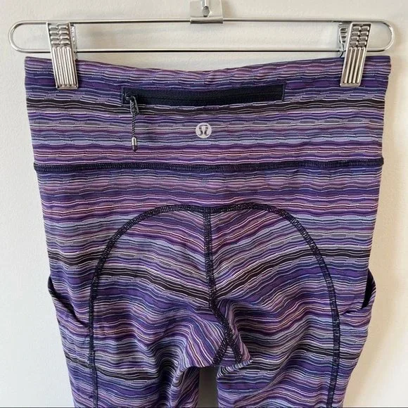 Lululemon Speed Tight IV Leggings Space Dye Twist Ultra Violet - Picture 13 of 16